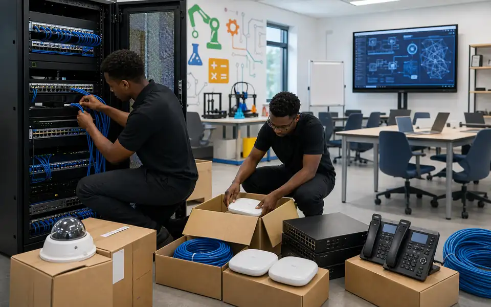 IT equipment relocation and data migration setup for CIHP STEM Hub