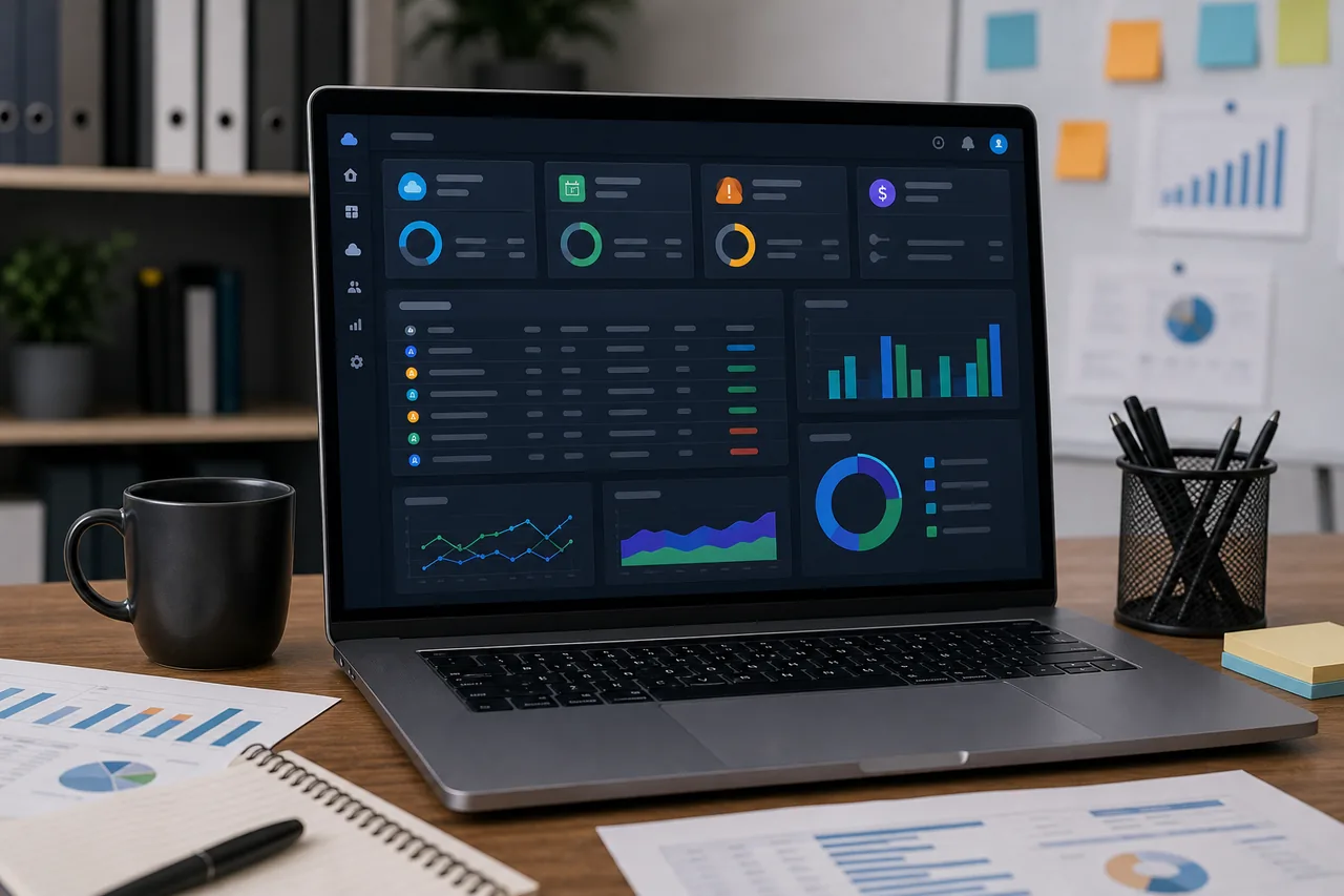 Cloud subscription management dashboard showing renewal tracking and spend optimization